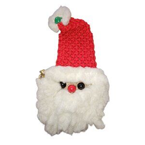 Handmade Crochet Santa Claus Christmas Hanging Decoration vl1007